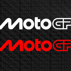Motogp 2025 logo stickers for motorcycles and helmets ( pair of 2 )
