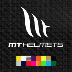 MT helmets full logo decal sticker for motorcycles and helmets