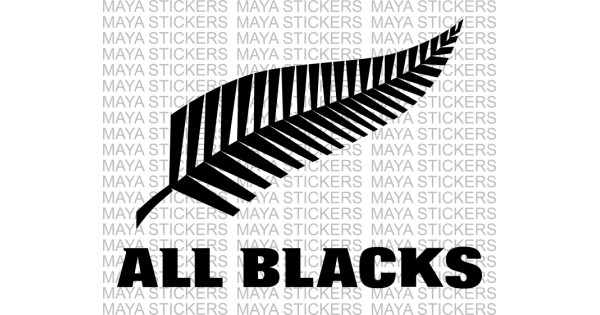 All Blacks - New Zealand Rugby Team logo decals in custom ...