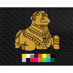 Nandi decal sticker for cars, bikes, laptops and others