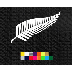 New Zealand fern symbol decal stickers for cars, bikes, laptops