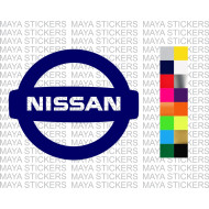 Nissan old design logo car stickers 