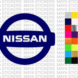 Nissan old design logo car stickers 