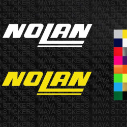 Nolan helmets logo stickers ( Pair of 2 )