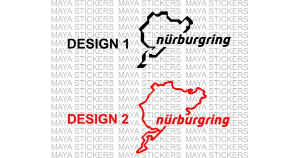 Nurburgring Clio Cup Race Circuit Decal Sticker Track Vinyl Graphics N2021