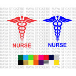 Nurse logo decal sticker for cars, bikes, scooter