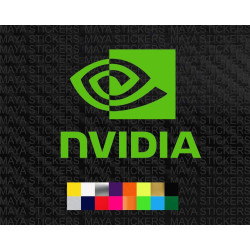 Nvidia logo decal stickers for laptops and desktops