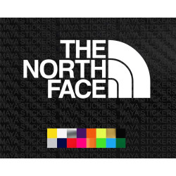 The North Face logo decal sticker 
