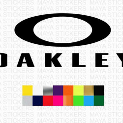Oakley logo stickers for cars, bikes, laptops and others 