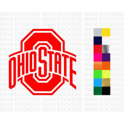 Ohio state university logo decal stickers 