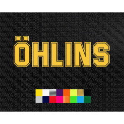 Ohlins logo decal stickers for motorcycles and cars
