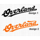 Overland logo stickers for SUVs, Jeep, Thars and others
