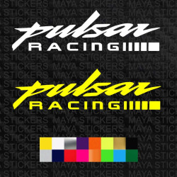 Pulsar Racing Decal Sticker – Premium Vinyl Bike Graphic in 22 Colors by Maya Stickers