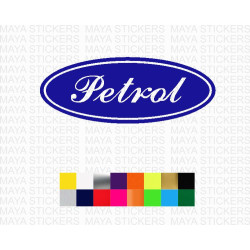 Petrol fuel cap sticker for ford cars
