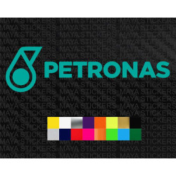 Petronas full single color logo stickers for cars, bikes, helmets and others
