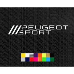 Peugeot sport logo car stickers 