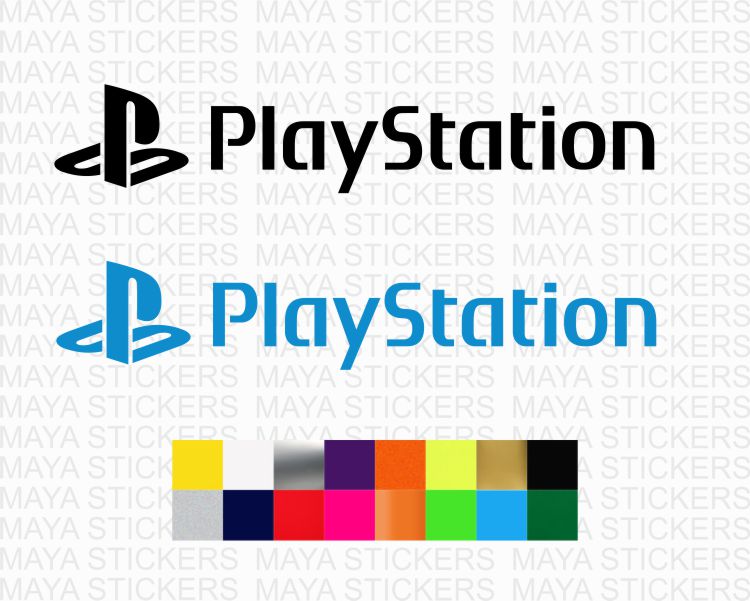 PlayStation Logo Weatherproof Vinyl Sticker
