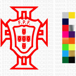 Portugal National football team logo decal sticker for cars, bikes, laptops