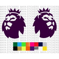 Premier league new lion head logo sticker for cars, bikes, laptops
