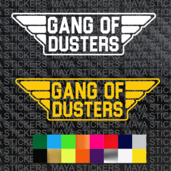 Gang of dusters logo stickers for Renault Duster 