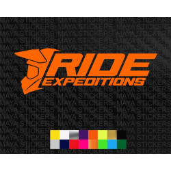 Ride expeditions stickers for motorcycles 