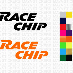 Race Chip logo stickers for cars 