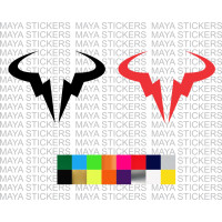 Rafael Nadal Logo Sticker In Custom Colors And Sizes