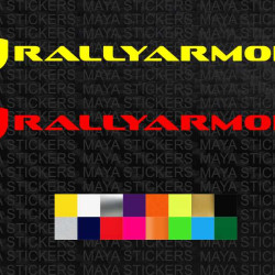 Rally armor mud flap  logo decal sticker for cars ( Pair of 2 stickers )