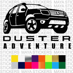 Renault duster adventure decal sticker in custom colors