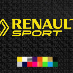 Renault sport logo car sticker