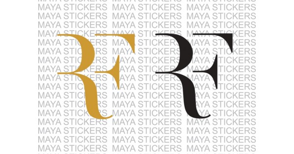 Roger Federer stickers for cars, bikes, laptops, mobiles