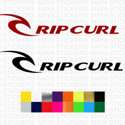 Ripcurl full logo decal sticker for surfboards, cars and bikes ( pair of 2 )
