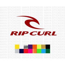 Ripcurl logo decal sticker for surfboards, cars and bikes
