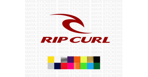 Ripcurl Logo Decal Stickers In Custom Colors And Sizes