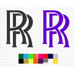 Rolls Royce RR new 2020 logo stickers