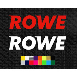 Rowe oil logo stickers for cars and motorcycle ( Pair fo 2 )