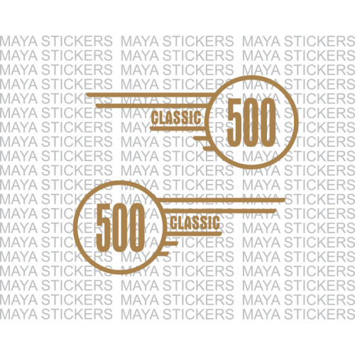 Royal Enfield bullet classic 500 stickers