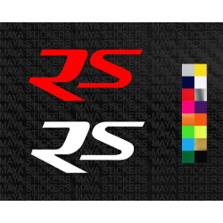RS logo stickers for Triumph speed triple and street triple