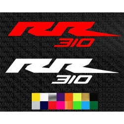 TVS apache RR 310 logo stickers for motorcycles and helmets