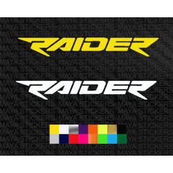 TVS Raider logo bike sticker ( Pair of 2 )