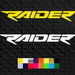 TVS Raider logo bike sticker ( Pair of 2 )