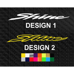 Honda Shine logo bike sticker ( Pair of 2 )