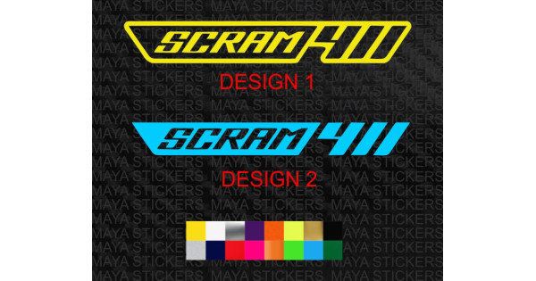 Royal Enfield Scram 411 Logo Stickers In Custom Colors And Sizes 6862