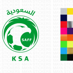 Saudi Arabian national football team logos ticekrs in custom colors and sizes.