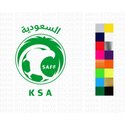 Saudi Arabian national football team logos ticekrs in custom colors and sizes.