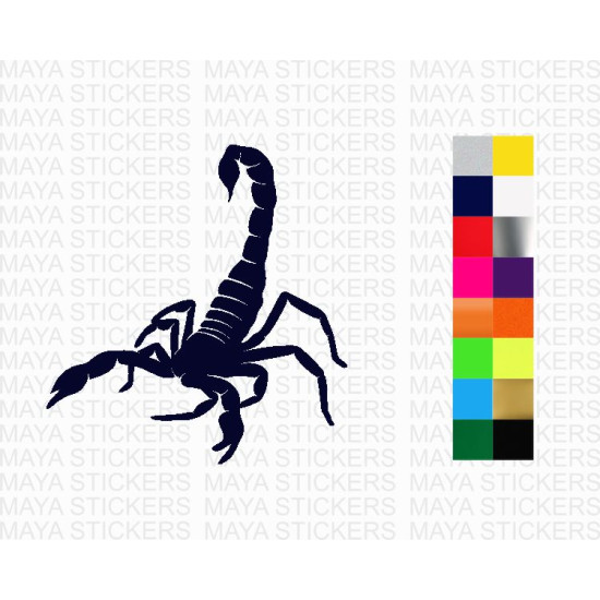 Scorpion decal sticker for cars, bikes, laptops & others