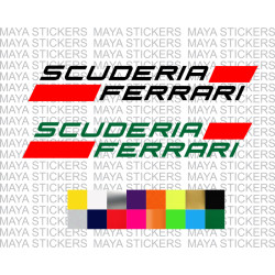 Scuderia Ferrari logo Stickers for cars ( Pair of 2 )