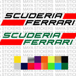 Scuderia Ferrari logo Stickers for cars ( Pair of 2 )