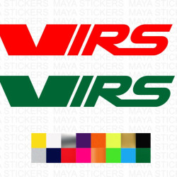 vRS logo decal sticker for skoda cars ( Pair of 2 )