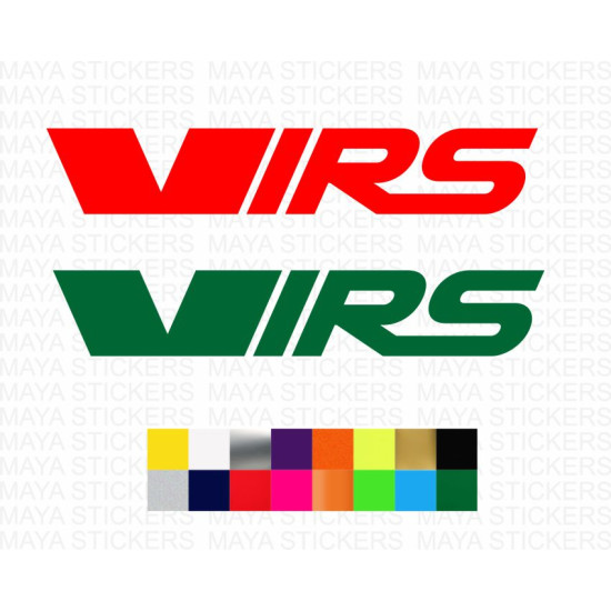 vRS logo decal sticker for skoda cars ( Pair of 2 )